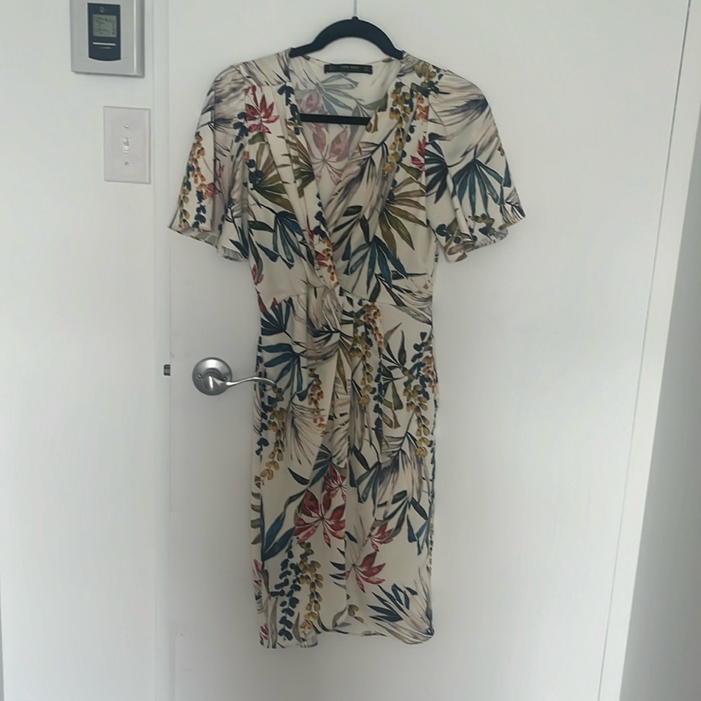 Zara Sexy Mini Wrap Style Dress.